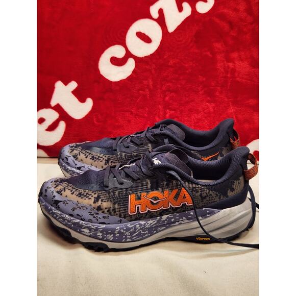 Hoka One One Shoes - Hoka Speedgoat 6 Womens 10 Trail Running Shoes Vibram Hiking Athletic Outdoor